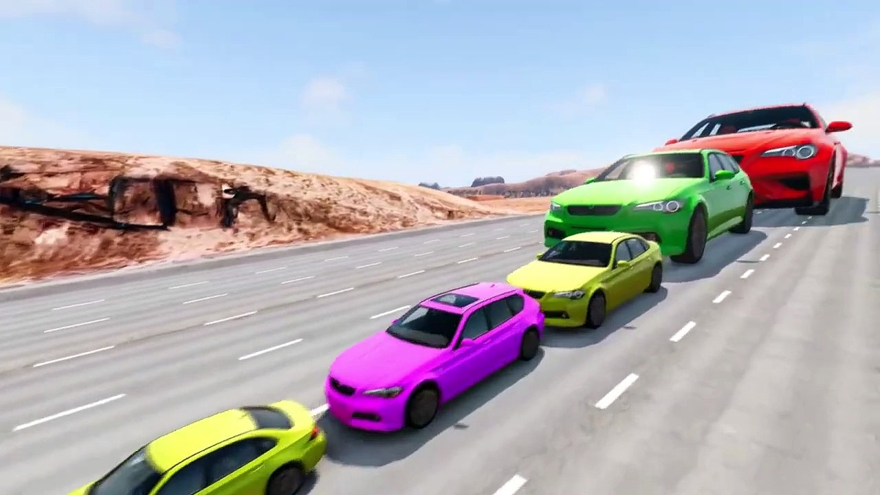 Small to Giant Cars vs Giant Pit - BeamNG.drive #25