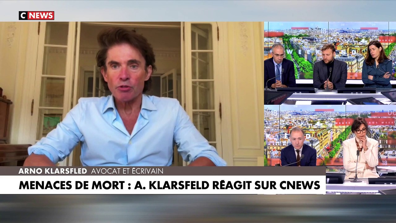 Arno Klarsfeld lance un appel au Ministre de l'Intérieur craignant pour la sécurité de son père, Serge Klarsfeld, menacé par les islamistes et l'extrême gauche, depuis qu’il affirme que le RN n'est  plus une menace pour les juifs