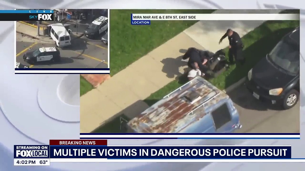 En Californie, les chaînes de télévision américaines ont interrompu leurs programmes pour diffuser une incroyable course-poursuite entre un camion et des voitures de police