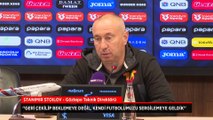 Stanimir Stoilov: Geri çekilip beklemeye değil, kendi futbolumuzu sergilemeye geldik