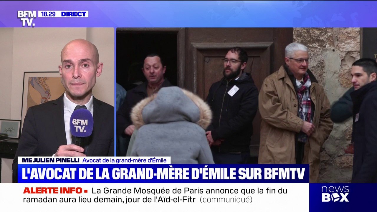 Mort du petit Émile: "C'est une famille extrêmement soudée à cette heure", assure Me Julien Pinelli (avocat de la grand-mère d'Émile)