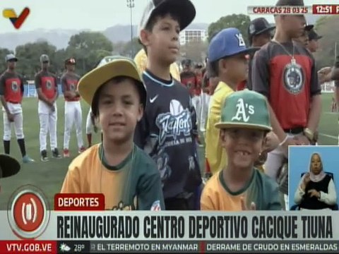 Reinauguración del Centro Deportivo Cacique Tiuna impulsa el deporte en las comunas caraqueñas