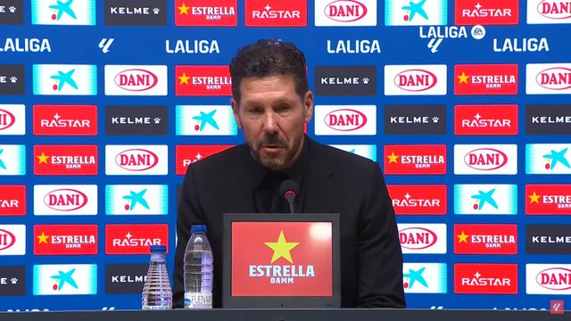 RUEDA de PRENSA del 'CHOLO' SIMEONE tras EMPATAR ante el ESPANYOL