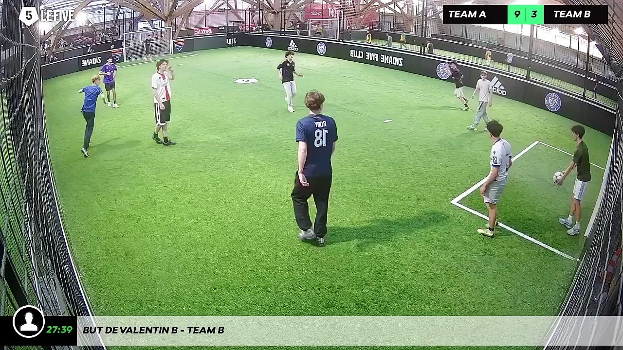 But de Valentin B - Team B