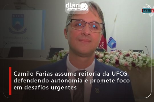 Camilo Farias assume reitoria da UFCG, defendendo autonomia e promete foco em desafios urgentes