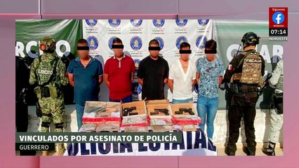 Vinculan a proceso a cinco presuntos responsables del asesinato a un policía en Guerrero