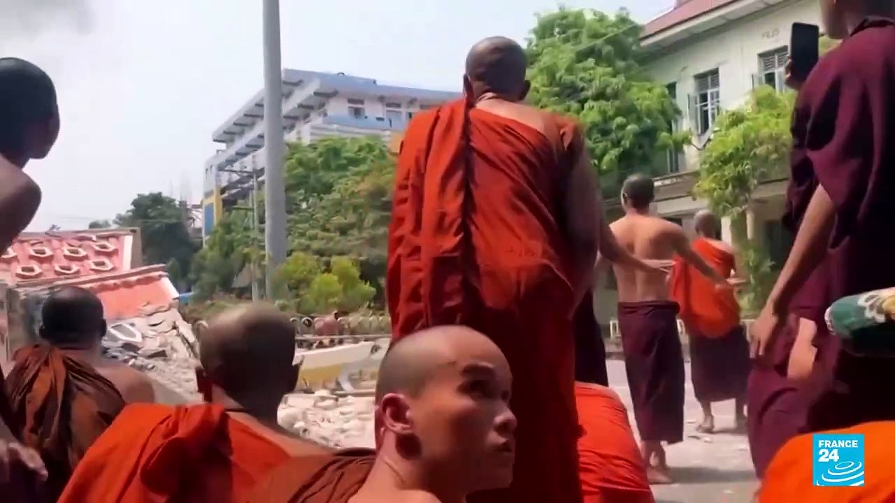 Al menos 2.900 edificios afectados en Myanmar tras terremoto de magnitud 7,7