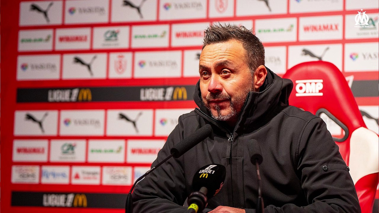 Reims 3-1 OM : La réaction de Roberto De Zerbi