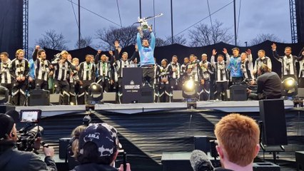 Newcastle United Carabao Cup full presentation on Town Moor