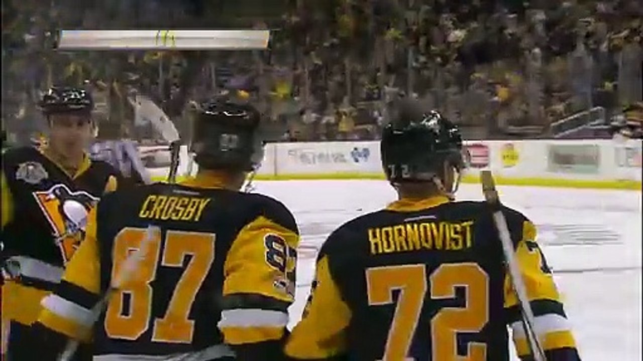 Penguins 16-17 Season - Kessel sets up Crosby with beauty backhand pass