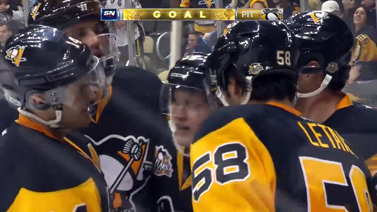 Penguins 16-17 Season - Crosby gets his 999th point with an assist on Guentzel's goal