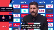 'We will fight' - Simeone refuses to give up on title hopes despite dropped points