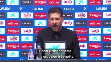 Atletico - Simeone : "Ça pouvait basculer des deux côtés"