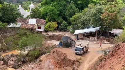Explotación minera en El Corpus podría destruir el antiguo templo católico