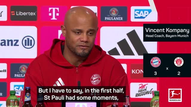 Bayern 'one game closer' - Kompany targets maiden Bundesliga title