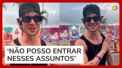 No Lollapalooza, Fiuk evita falar de Fábio Jr. após desabafo sobre o pai