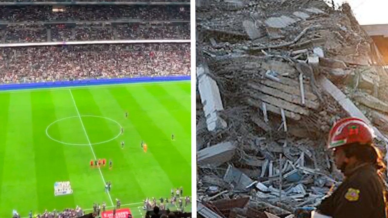 Real Madrid hace un minuto de silencio por los terremotos en Asia