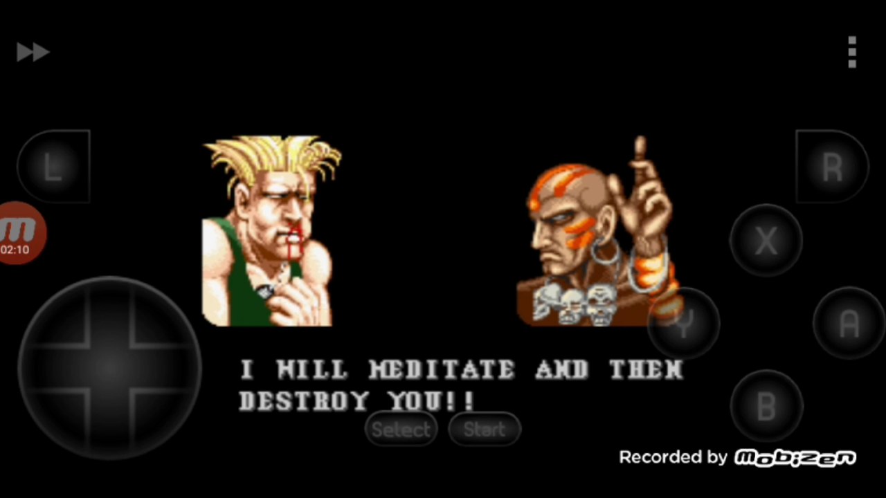 Street Fighter II Turbo: Hyper Fighting Guile vs Dhalsim Guile é derrotado por Dhalsim