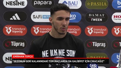 Emirhan Topçu: Her Maçta Galibiyet İçin Saha Çıkacağız ⚽
