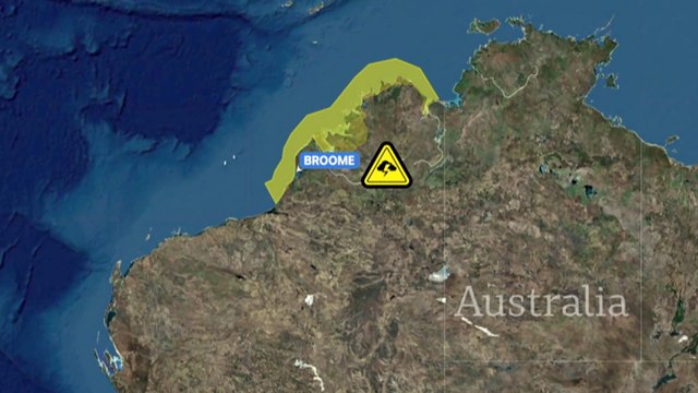 Tropical Cyclone Dianne makes landfall as category one system in Western Australia