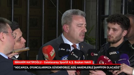 İbrahim Hatipoğlu'ndan hakem tepkisi