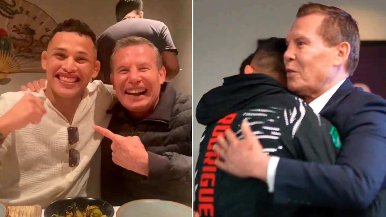 Julio César Chávez llega a la UFC México a apoyar a su "hijo perdido" Lazy Boy