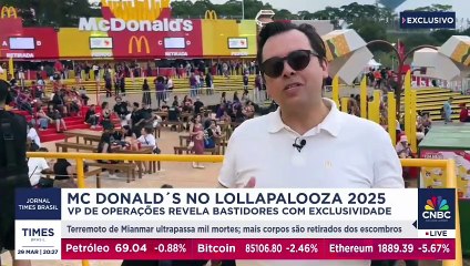 McDonald’s abre espaço exclusivo no Lollapalooza 2025; VP de operações revela estratégia