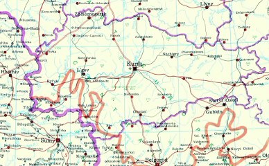 Map of Kursk Oblast. Peta Oblast Kursk. Kursk Oblast Map. Map of Kursk. Peta Kursk. Kursk Map.