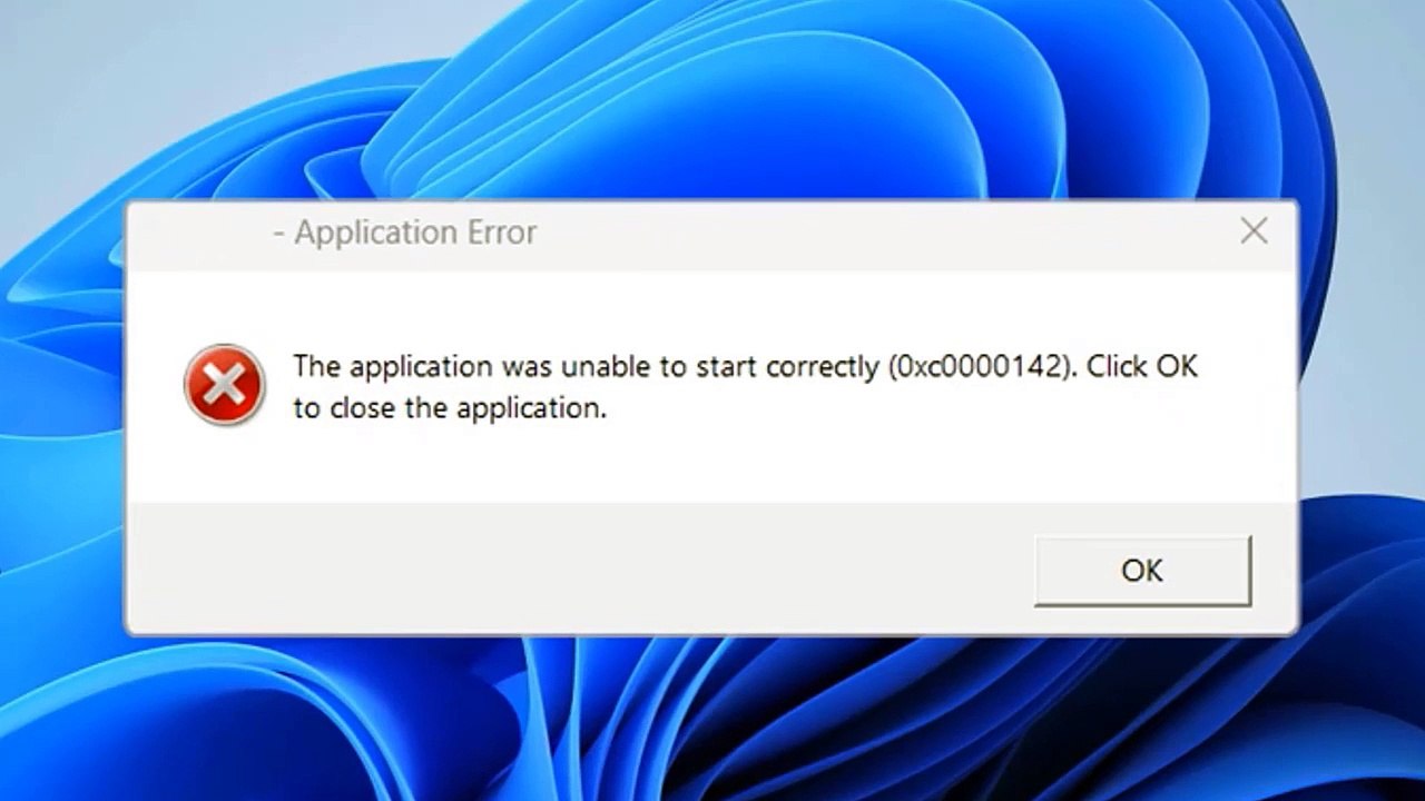 How to fix the application was unable to start correctly 0xc0000142 error