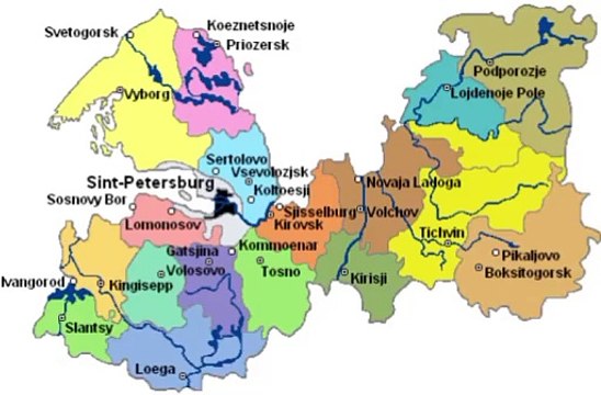 Map of Leningrad Oblast. Peta Oblast Leningrad. Leningrad Oblast Map. Map of Leningrad. Peta Leningrad. Leningrad Map.