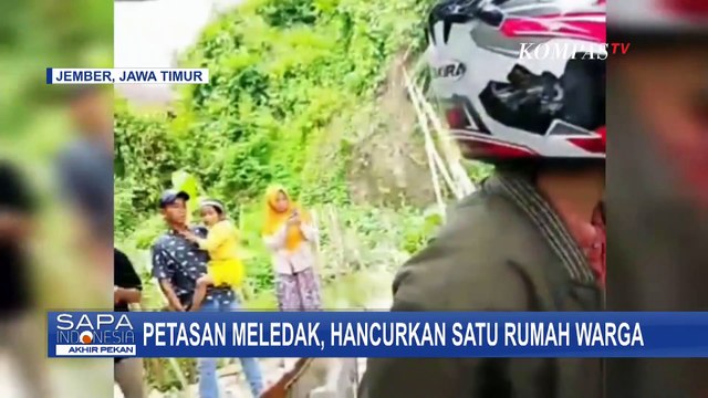 Ledakan Petasan Hancurkan Rumah di Jember, Dua Penghuni Alami Luka Bakar