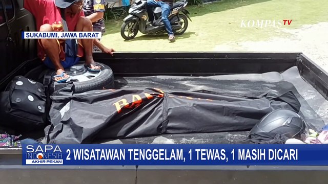 1 Korban Tenggelam di Pantai Ujung Genteng Ditemukan Tewas, 1 Orang Lainnya Masih Hilang