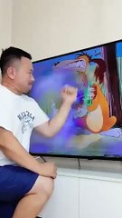 Ai generated animated video _ a healthy little baby boy fighting with hen _ai _cute _trendingshorts(360P)