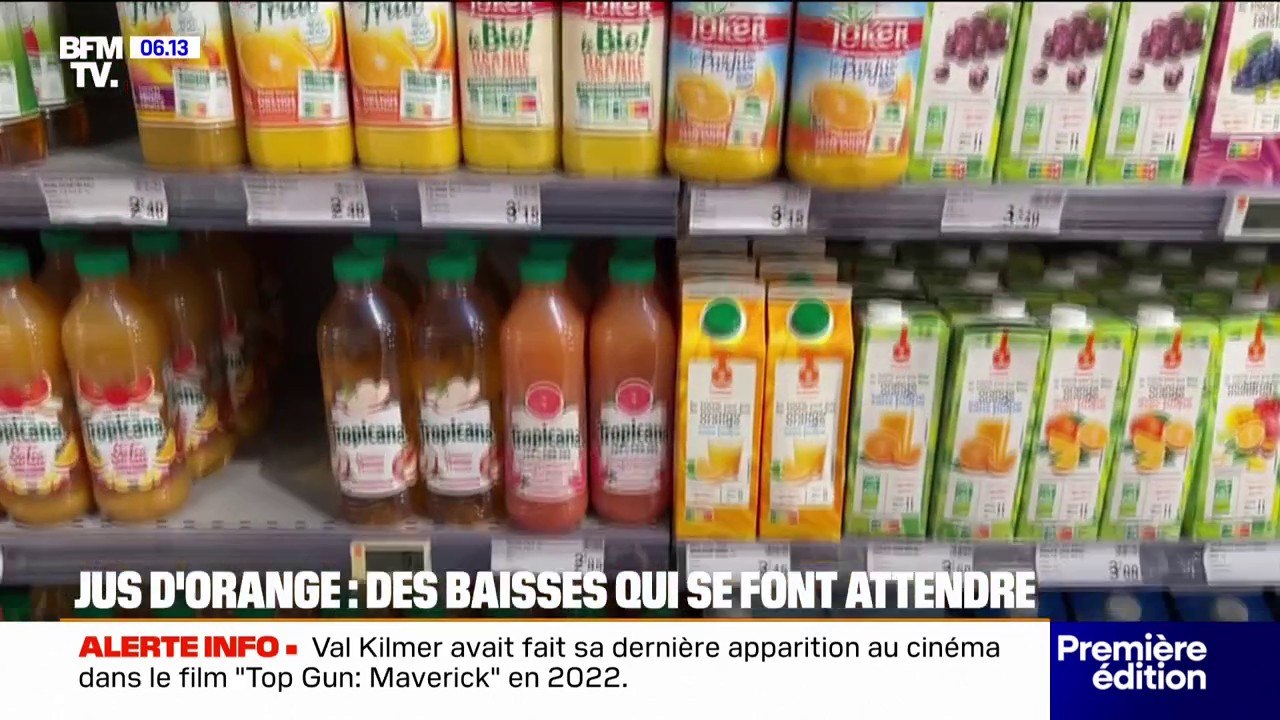 Baisse de qualité et hausse des prix, les consommateurs boudent de plus en plus le jus d'orange
