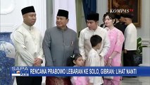 Rencana Prabowo Lebaran ke Solo, Gibran: Lihat Nanti