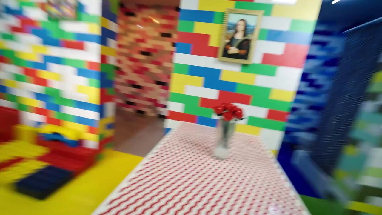 J’AI SURVÉCU 48H DANS UNE CABANE LEGO  et il y’a eu des dingueries