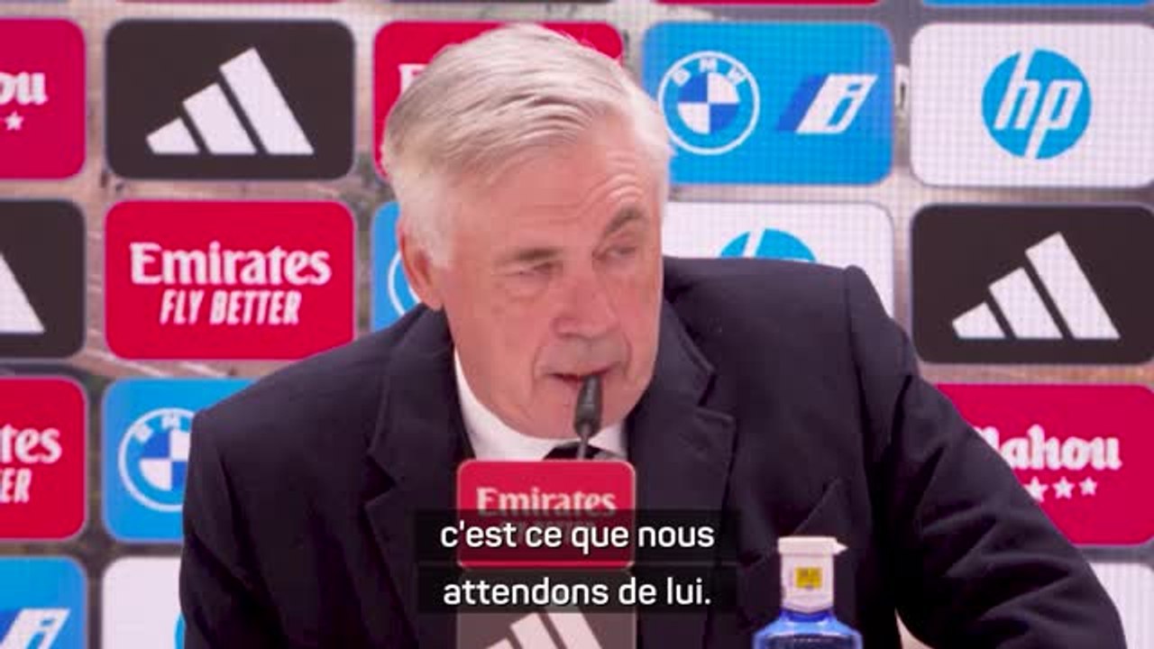 Real Madrid - Ancelotti : “Mbappé a été très efficace sur coup franc à l'entraînement"