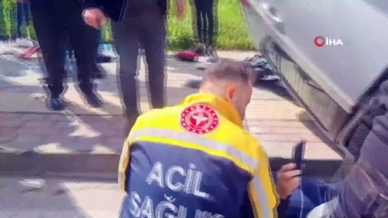 Yer Bursa: Seyir halindeyken yoldan çıktı, taklalar attı