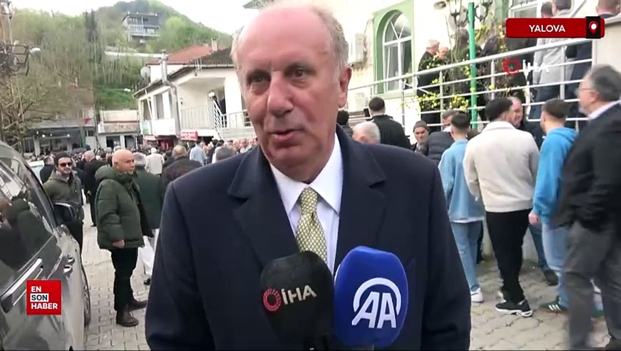 Muharrem İnce, bayram namazını Yalova'daki köyünde kıldı