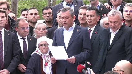 Özgür Özel, Ekrem İmamoğlu'nun köyünde imza kampanyasını başlattı