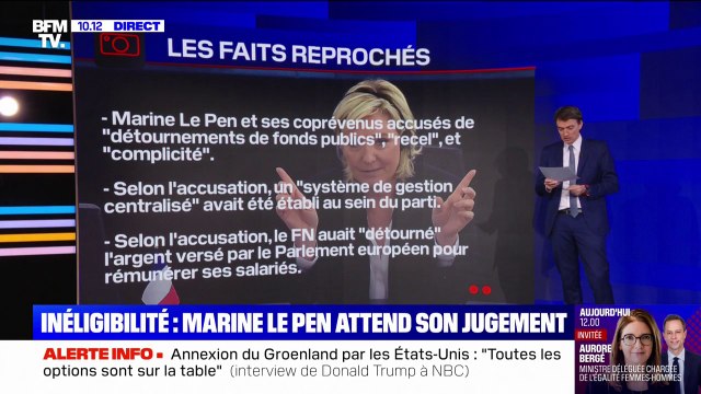 LES ÉCLAIREURS - Procès des assistants parlementaires: qu'est-il reproché à Marine Le Pen?