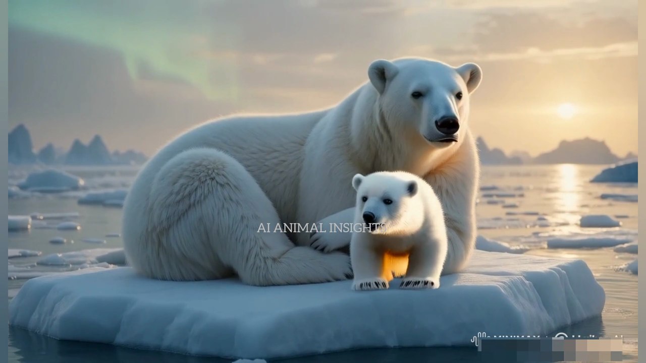 "The Polar Bear’s Joyful Return with Her Cub | A Heartwarming Story"