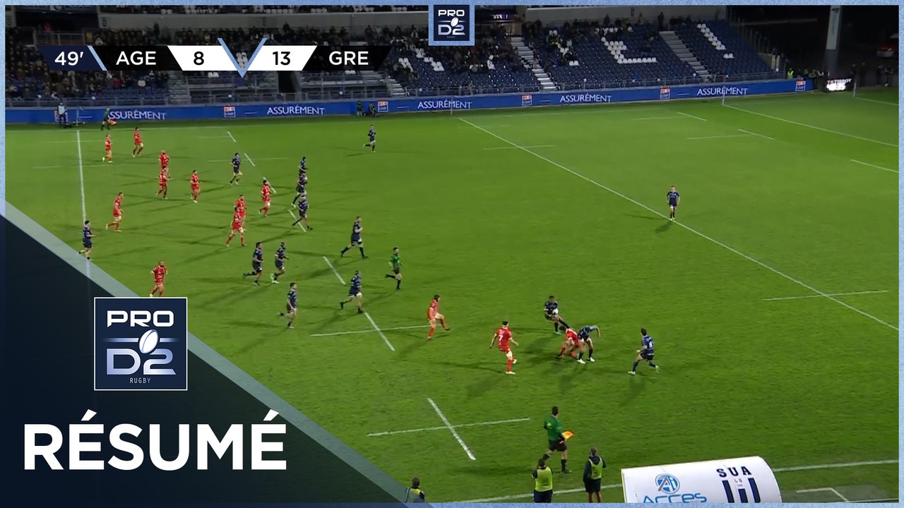 PRO D2 Saison 2024-2025 J24 - Résumé SU Agen - FC Grenoble Rugby