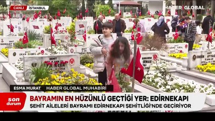 Şehitliklerde buruk bayram