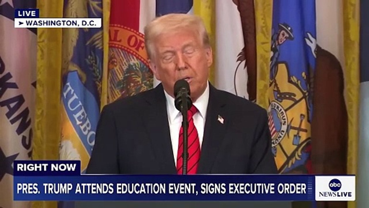 Trump signs executive order aimed at dismantling the Education Department