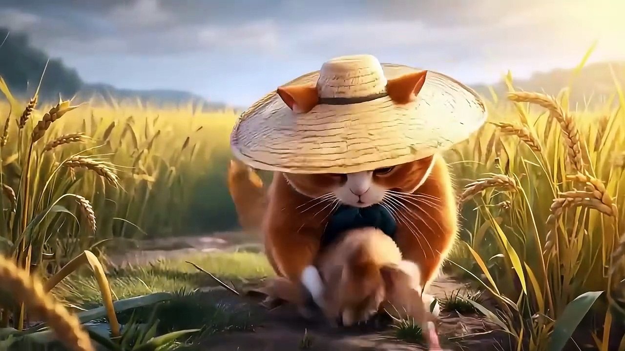 Sweet cat and rabbits😻 #CatCookingFood  #catcookingfood   #cat #cute   #funny  #cat  #pets