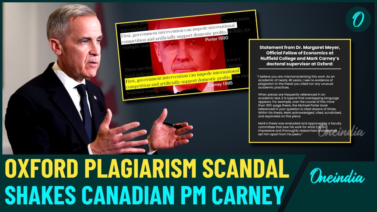 Canadian PM Carney Faces Plagiarism Claims Over Oxford Thesis Amid Election Bid Canadian