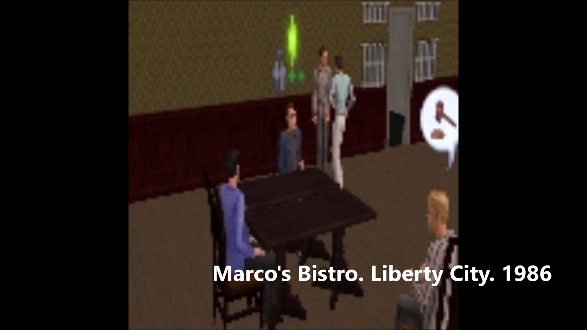 ⁣The Sims 2 Marco Bistro Intro