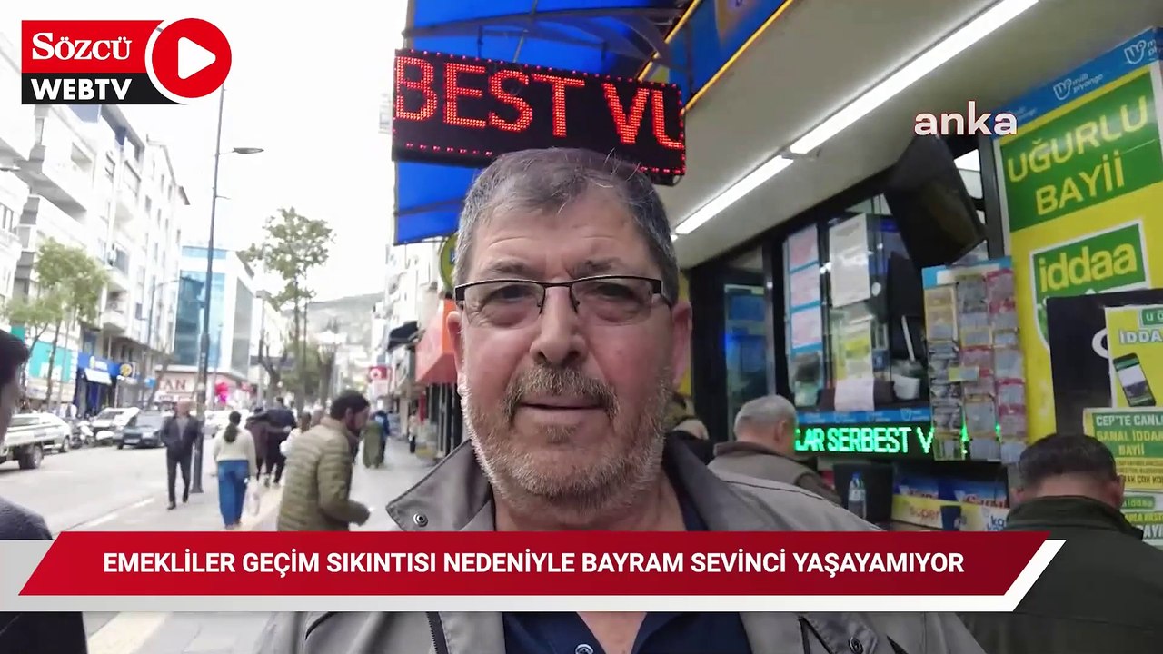 Emekliler geçim sıkıntısı nedeniyle bayram sevinci yaşayamıyor