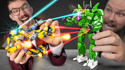 New LEGO Transformers Are Going to War! Who Wil Win this Epic Battle?!